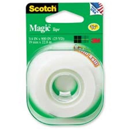 3M COMMERCIAL 3M MMM205 Magic Tape- .75in.x500in.- Clear MMM205